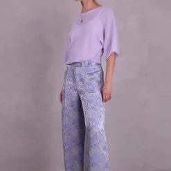 Abeno alpaca top in lila