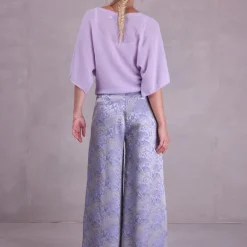 Abeno alpaca top in lila