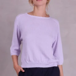 Atella lila alpaca trui