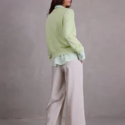 August trui in daiquiri green