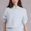 August trui in ice blue
