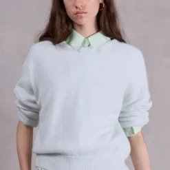 August trui in ice blue