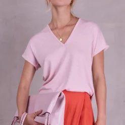 Beckey roze T-shirt