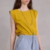 Blue curry top