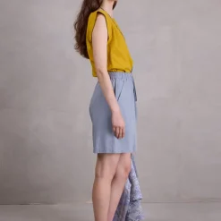 Blue curry top