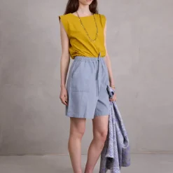 Blue curry top
