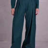 Cezar broek in bottle green