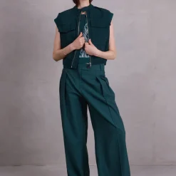 Cezar broek in bottle green