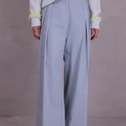 Cezar broek in misty blue