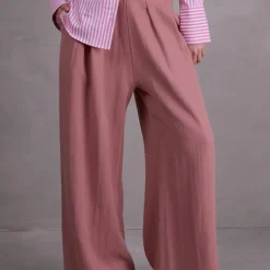 Clinton broek in dusty rose Tencel