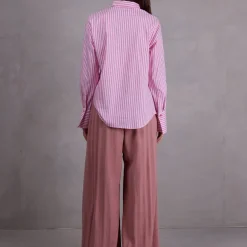 Clinton broek in dusty rose Tencel