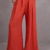 Clinton broek in flame Tencel
