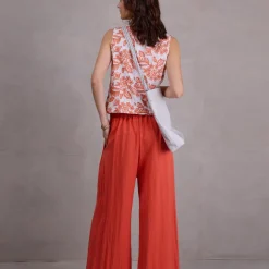 Clinton broek in flame Tencel