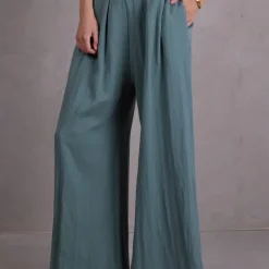 Clinton broek in salie Tencel