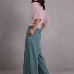 Clinton broek in salie Tencel