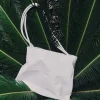 Clutch bag in off-white