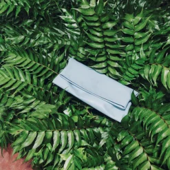 Clutch bag in sky blue