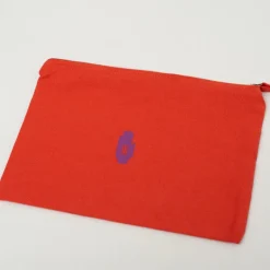 Clutch in oranje