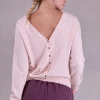 Corleone truitje met knoopjes in blush