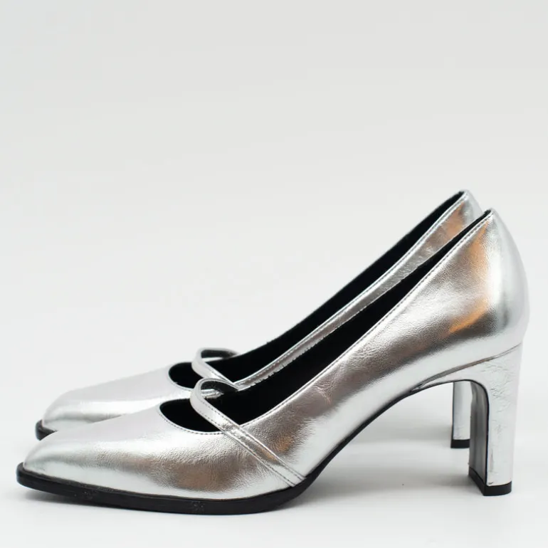 Daggie zilveren pump