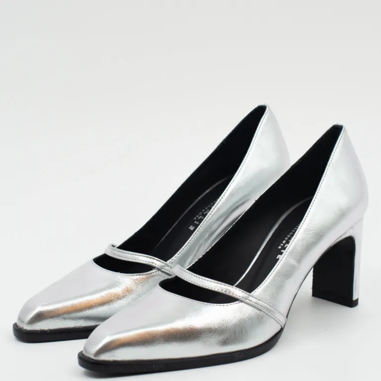 Daggie zilveren pump