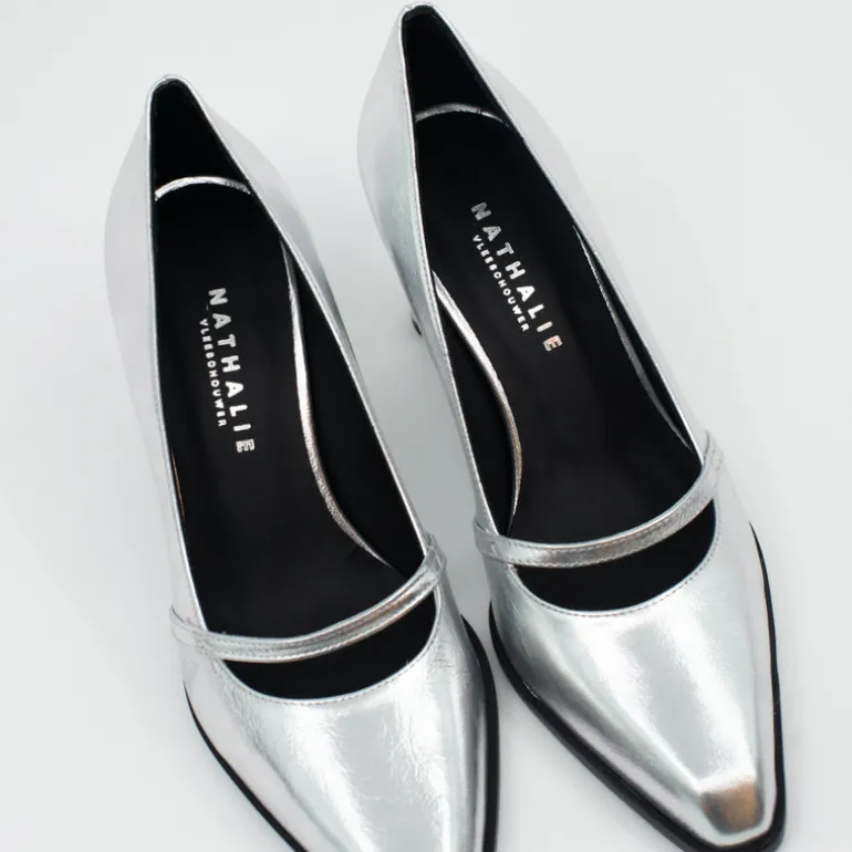 Daggie zilveren pump