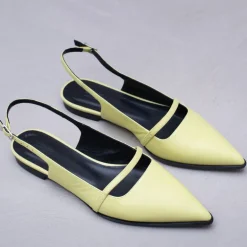 Dallie slingback in lemon grass