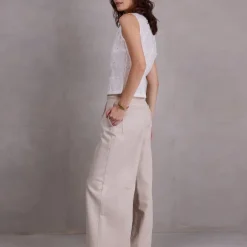 Danielle ecru broderie top