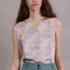 Danielle top in golden glow sakura