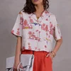 Dante hemd in white Havana