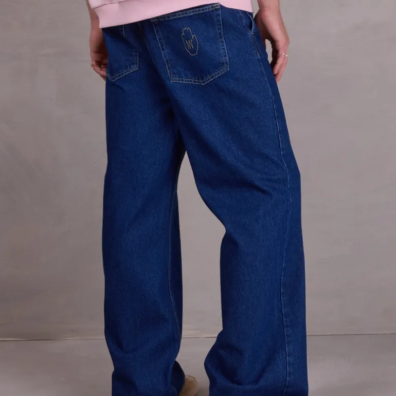 Dario dark denim broek