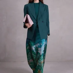 Davos blazer in bottle green