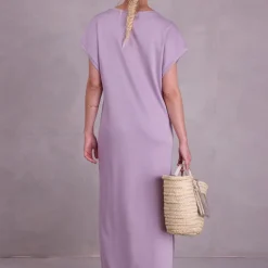 Denise jurk in dusty lilac