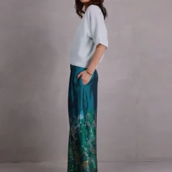 Donny broek in jungle jacquard