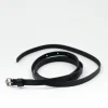 Dunne zwarte riem