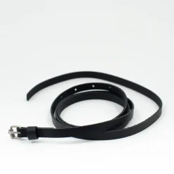 Dunne zwarte riem