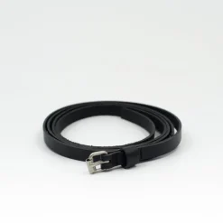 Dunne zwarte riem