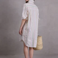 Duran hemdsjurk in multi stripes