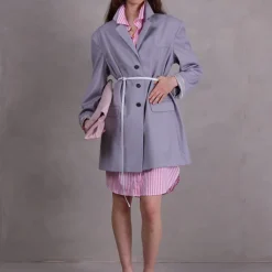 Duran hemdsjurk in pink stripes