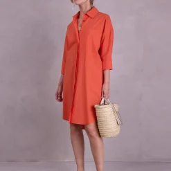 Duran oranje hemdsjurk