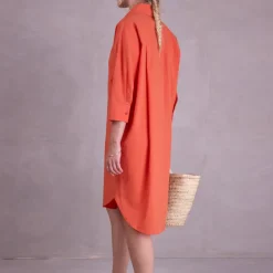 Duran oranje hemdsjurk