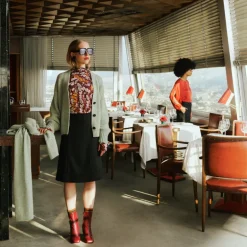 Eames laarsje in burgundy