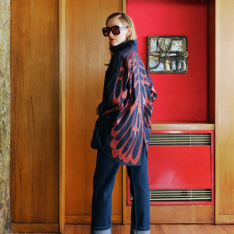 Elize laarsje in burgundy