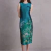 Emelia jurk in jungle jacquard