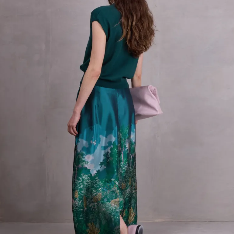 Emmanuel rok in jungle jacquard