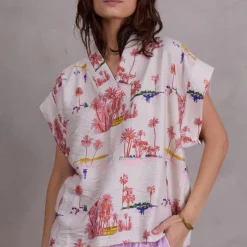 Fabio blouse in white Havana
