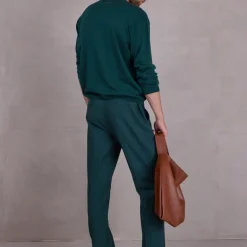 Fabrice broek in bottle green