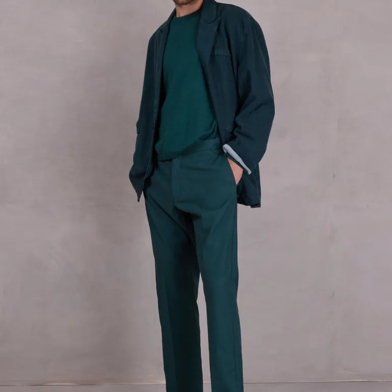 Fabrice broek in bottle green
