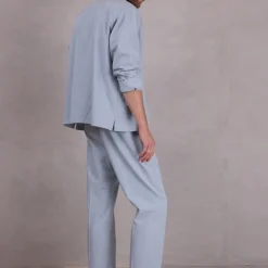 Fabrice broek in misty blue