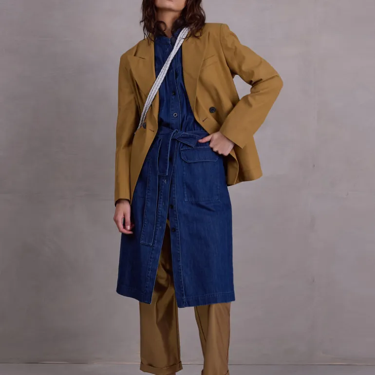 Faith jurk in summer denim